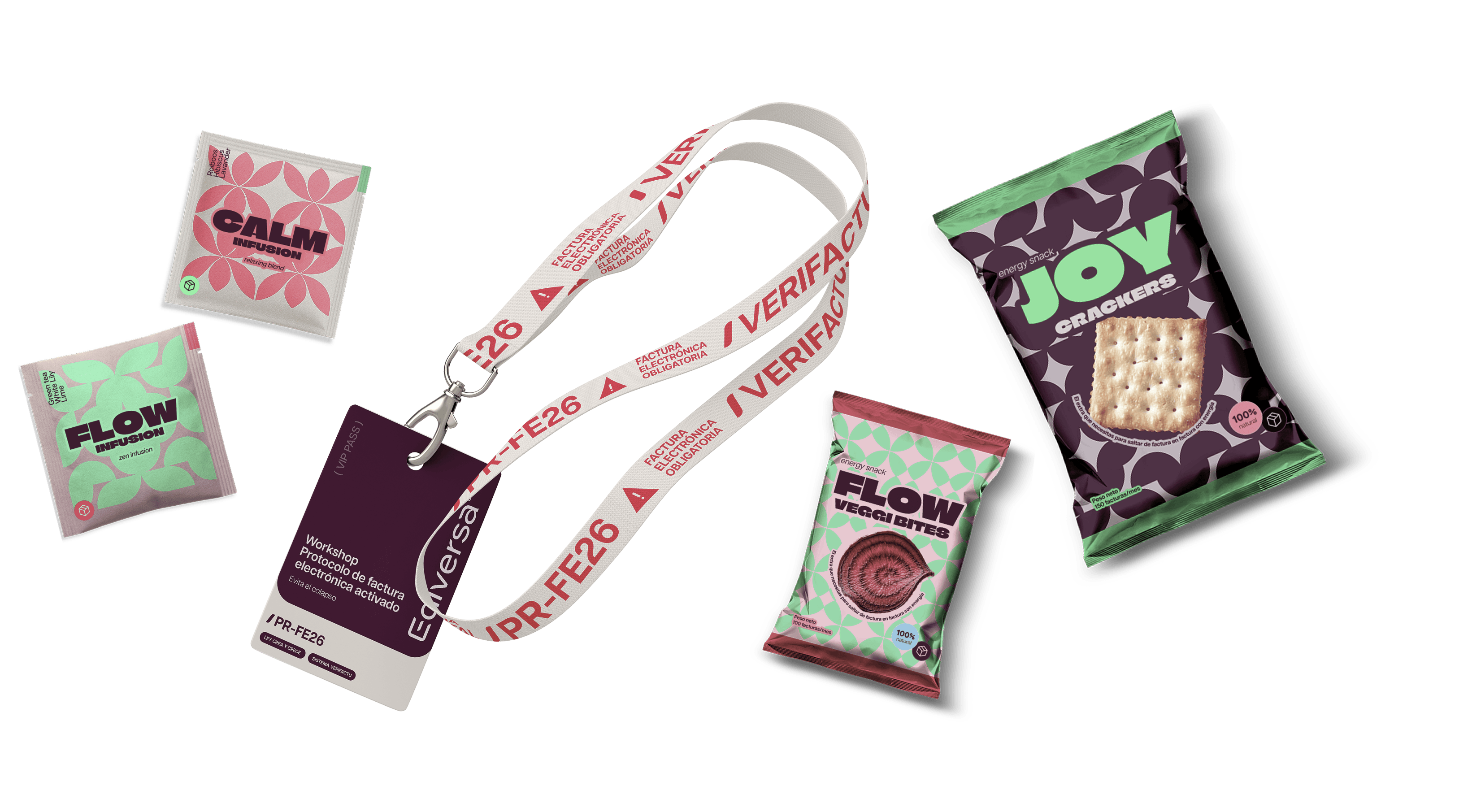 Infusiones y galletas para estar preparado para la factura electrónica